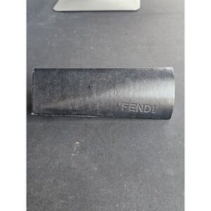 Fendi Eyeglasses Sunglasses Case Black Brown FF Monogram Designer Replacement